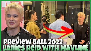 James Reid meet MavLine at PREVIEW BALL 2022