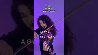 Cupid Fifty Fifty, Violin Tutorial by Susan Holloway #violintutorial #violin #violincover