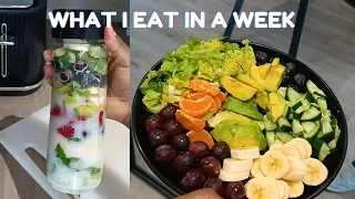 VLOG🇬🇧 | WHAT I EAT IN A WEEK ,HEALTHY SALAD MEAL, DETOX JUICE, DILIGENT SKINCARE ROUTINE