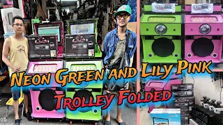 Videoke Trolley Folded with Handle new design ng JEGSJAMTV (more freebies)