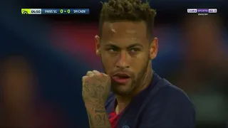 Neymar vs caen 2018