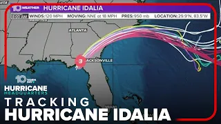 LIVE TRACK: Watch Hurricane Idalia forecast cone, spaghetti models and more