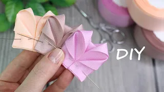 🎀 How to make chic bows! 🎀 DIY ribbon hair bows