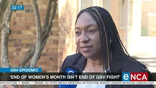 'End of women's month isn't end of GBV fight'