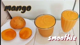 MANGO SMOOTHIE RECIPE/HOW TO MAKE MANGO SMOOTHIE WITHOUT WATER /#trending #food #viral