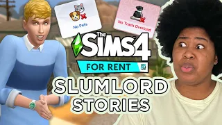 Slumlord Stories Part 1 | The Sims 4 For Rent Let's Play