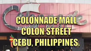 Colonnade Mall Colon Street, Cebu, Philippines. 4K