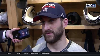 Nick Foligno: Hitting the post stings, but bodes well for future | BLUE JACKETS-CAPITALS POSTGAME