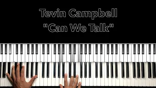 Tevin Campbell "Can We Talk" Piano Tutorial