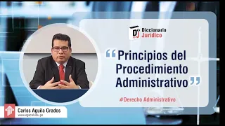 Principios del Procedimiento Administrativo - Derecho Administrativo | Diccionario Jurídico #23