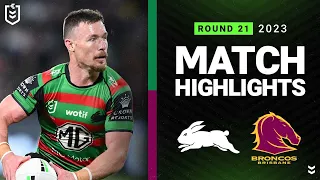 NRL 2023 | South Sydney Rabbitohs v Brisbane Broncos | Match Highlights