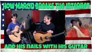How Marcin breaks the internet and his nails with his guitar - REACTION - what a great kid