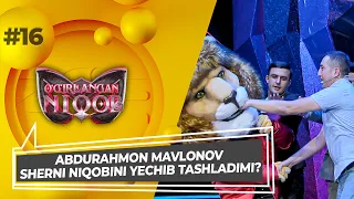 O'g'irlangan Niqob 2-Mavsum 16-son ABDURAHMON MAVLONOV SHERNI NIQOBINI YECHIB TASHLADIMI?