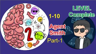 Brain Test : Tricky Stories Agent Smith Level 1-10 Part-1