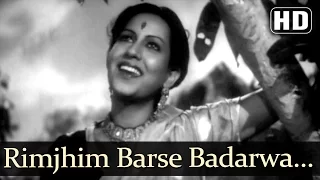 Rimjhim Barse Badarwa (HD) - Rattan Songs - Karan Deewan - Manju - Swarnlata -Naushad - Filmigaane