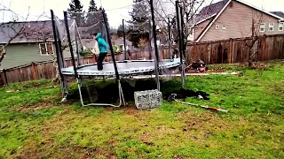 How to backflip on a trampoline in 10 minutes! EASY WAY