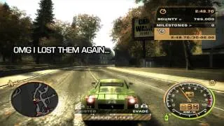 Need for speed Most Wanted (2005): Challenge series #68 (first 10 minutes)