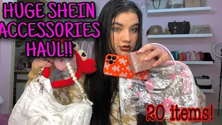 HUGE SHEIN ACCESSORIES HAUL (hair, jewelry, bags, & more!) 💕