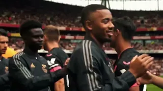 Gabriel Jesus hat-trick on his debut for arsenal Vs Sevilla - Emirates Cup