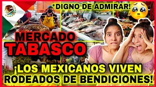 MERCADO TABASCO MEXICO🇲🇽 2023 reaction ¡Por esto PREFERIMOS a MÉXICO🥺! Cubanas🇨🇺 reaction #reaccion