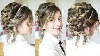 Taylor Swift Inspired Updo | Curly Updo | Braidsandstyles12