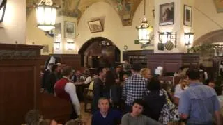 Oktoberfest in Hofbrauhaus, Munchen