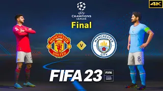 FIFA 23 - MANCHESTER UNITED vs. MANCHESTER CITY - Ft. Mason Mount - UCL Final - PS5™ [4K]