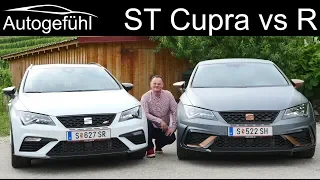 Seat Leon ST Cupra 300 Carbon Edition vs Leon Cupra R comparison REVIEW - Autogefühl