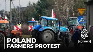 Polish Farmers Protest Over Grain Prices, Block Border with Ukraine in 180 Locations