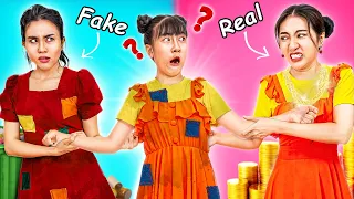 Fake Poor Mom Vs Real Rich Mom...Please Don't Leave Me!