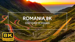 ROMANIA 8K HDR • Rediscover Romania | Ambient Music | Relaxing Music | Drone Footage