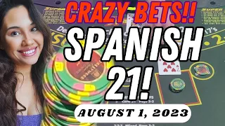 CRAZY BETS!! SPANISH 21! 😱 ☻ Gambling @HollywoodCTown 🖤 ZOID WAS BACKSEAT GAMBLING 😂→ August 1, 2023