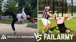 Back Flip Wins Vs. Fails & More! | People Are Awesome Vs. FailArmy