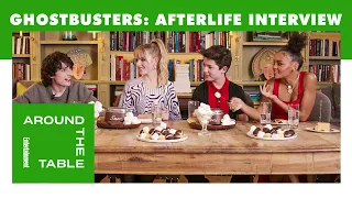 'Ghostbusters: Afterlife' Cast Breaks Down 3rd Installment | Around the Table | Entertainment Weekly