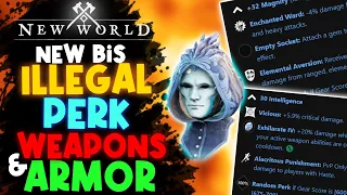 New Illegal Perk BiS Weapons & Armor! Changed PvP Gear!⚔️New World Season 4