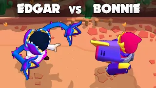 EDGAR vs BONNIE | 1vs1 | Brawl Stars