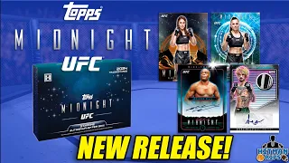 NEW PRODUCT! 2024 UFC Topps Midnight - Black Chrome Technology! $300 per Box
