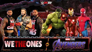 Can The Bloodline defeat The Avengers? | Tag Team ELIMINATION Match | WWE 2K22