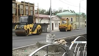 В Енисейске к юбилею города благоустраивают центральные улицы