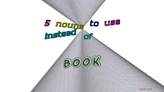 book - 5 nouns synonym of book (sentence examples)