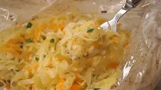 Чудо Капуста в пакете! Все смешали и забыли, а вкус ни с чем не сравнить!