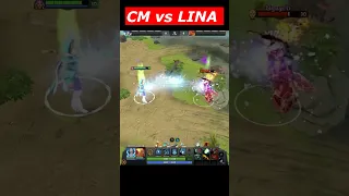 CM vs Lina short #shorts #dota2