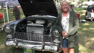 Kim & Teds 55 Chevy BelAir #55chevy #classiccars #customizedcars