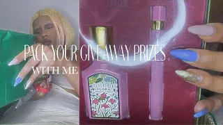 I Spent Over $1,000  on Yall Giveaway Prizes💋|Pack Your Prizes With Me