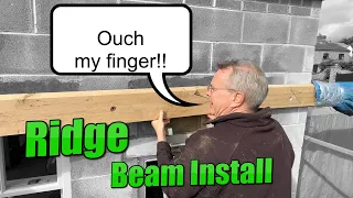 It Took All Day To Install one Beam - English Weather Frustrations