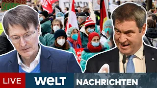 IMPFPFLICHT RECHTENS: Corona-Zoff - Söder macht weiter Druck auf Ampel-Regierung | WELT Newsstream