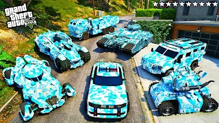 Stealing SECRET NAVY MILITARY VEHICLES With Franklin GTA 5 RP!