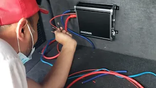 Amplifier install for Nissan Armada 2009 using factory stereo no line out converter