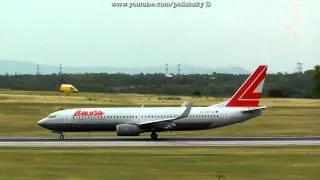 Lauda Air Boeing 737-8Z9 Reg: OE-LNK Takeoff from Vienna International Airport LOWW / VIE