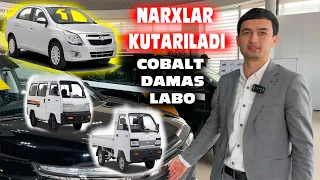 Avtosalonda yangilik, Cobalt, Damas Labo narxlari kutariladi tez kunda, Xorazm Avtosavdo Avtosalon